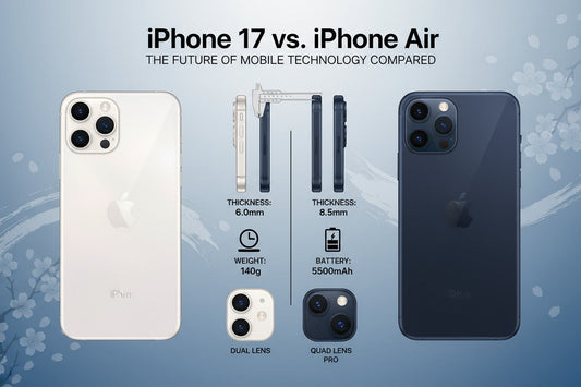iPhone 17とiPhone Airの違いは?薄さ・重量・電池・カメラ・価格まで徹底比較