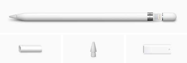 Apple Pencil (第1世代)＋アダプタ / 予備チップセット Aランク (中古美品)