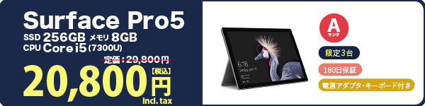 surfacePro5 256gb 